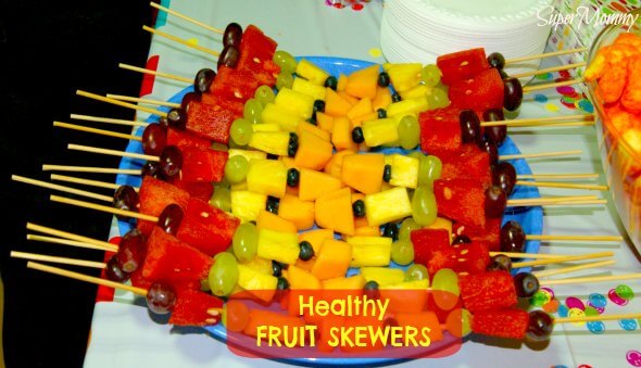 Fruit Skewers – A Healthy Kid’s Party Food Idea