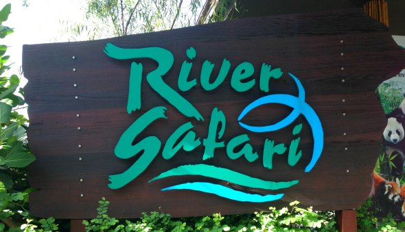 The “River Safari” at the Singapore Zoo