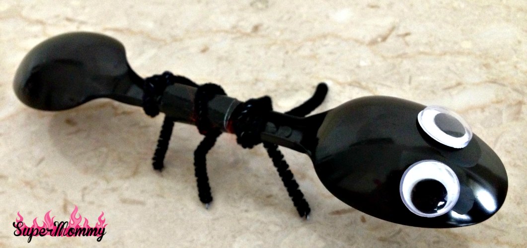 Easy Kid's Craft Activity - "Make A Spoon Ant"