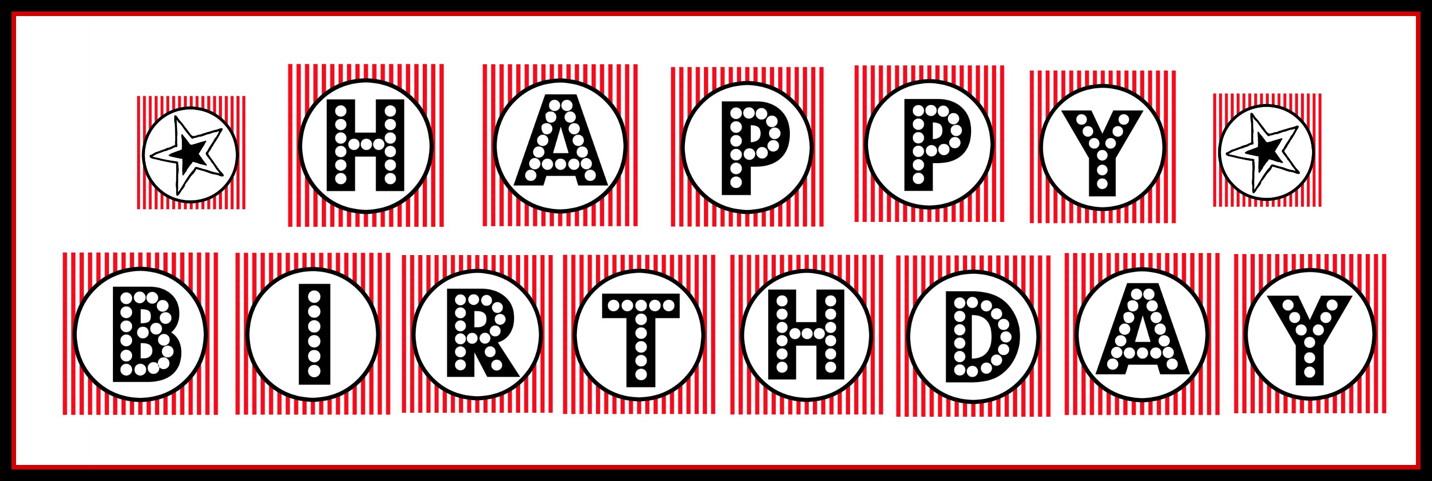 10 Best Happy Birthday Banner Printable Printableecom Free Printable 