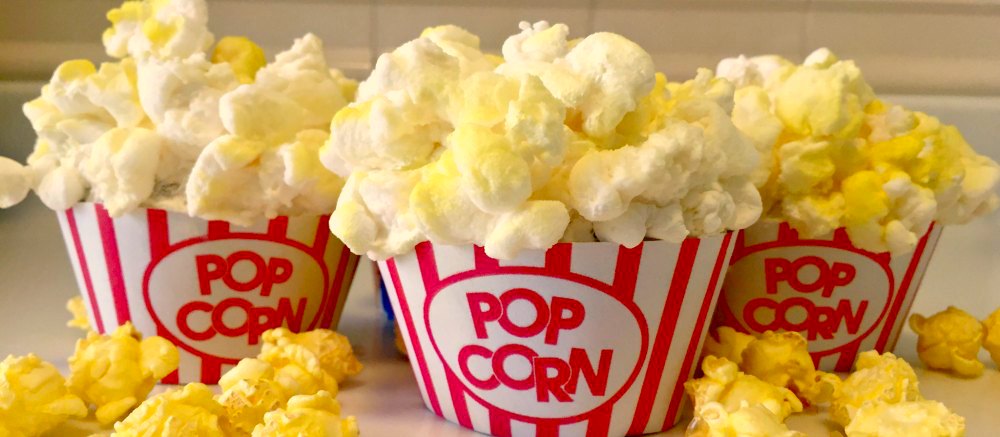 Easy Popcorn Cupcakes Movie Night Birthday Party