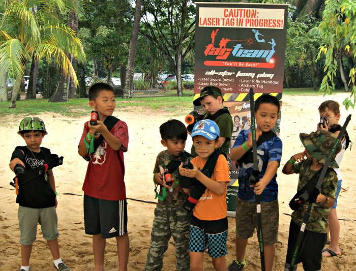 Camouflage Military Camo Army Kids Boys Birthday Party Ideas Laser Tag NERF Singapore