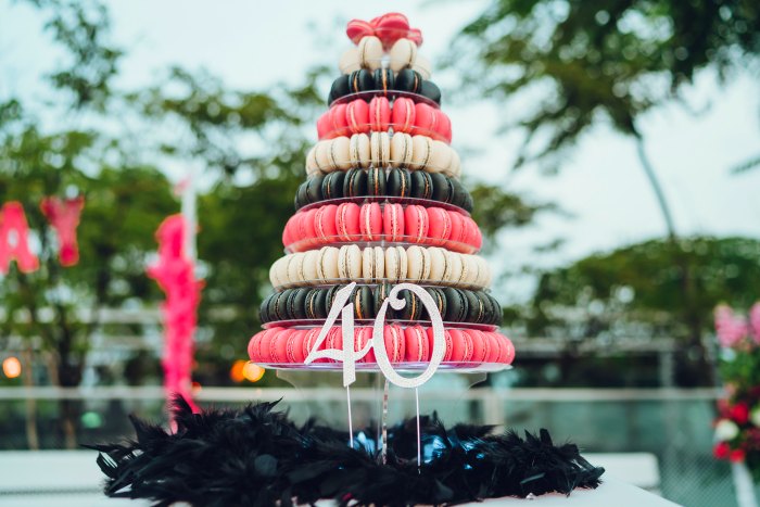 Buy Rent Macaron Tower Wedding Favour Customised Macarons Singapore SG Delivery Party Centerpiece Cake Anniversary Wedding Halal
