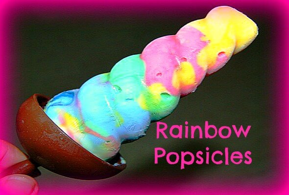 Make Your Own Homemade Rainbow Popsicles!