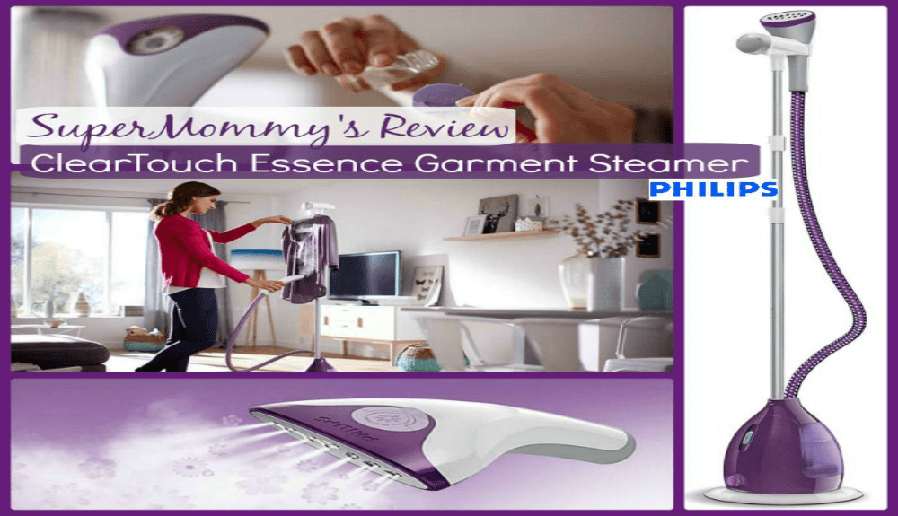 Philips NEW ClearTouch Essence Garment Steamer Review & Giveaway!!